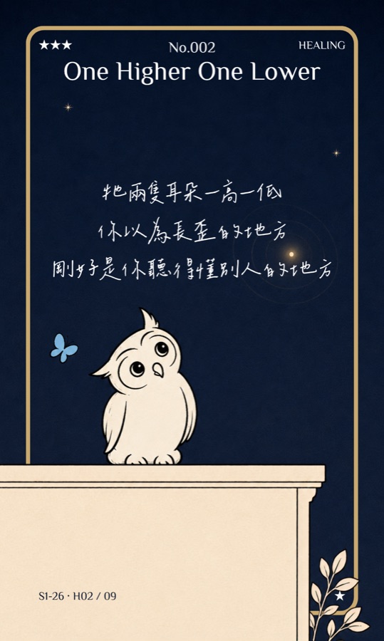 Halo 生活小語收藏卡 No.002 One Higher One Lower