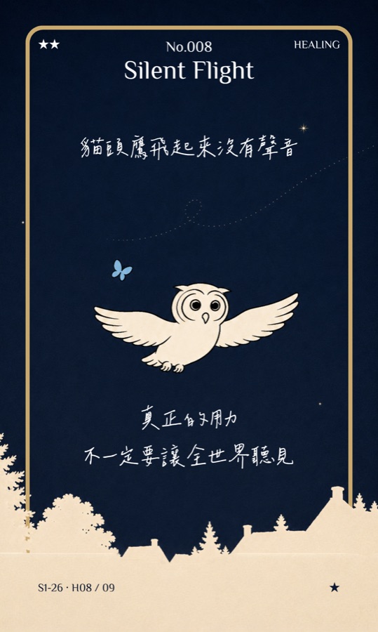 Halo 生活小語收藏卡 No.008 Silent Flight