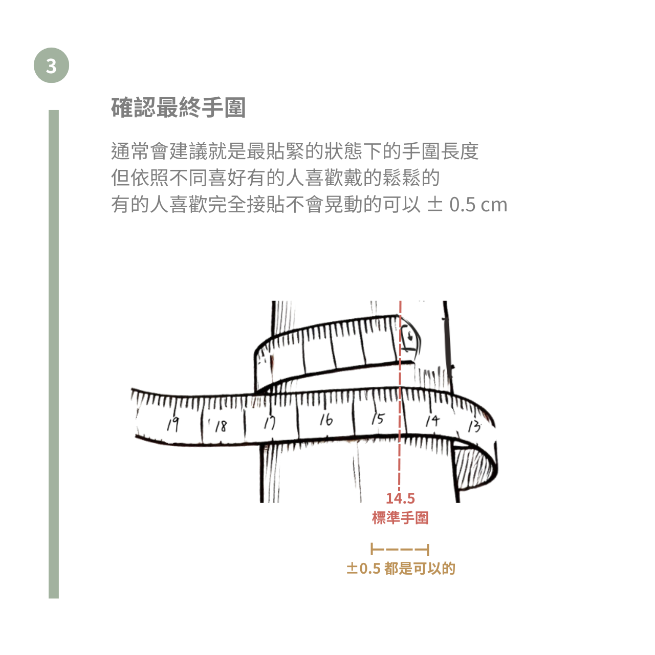 量手圍步驟 3